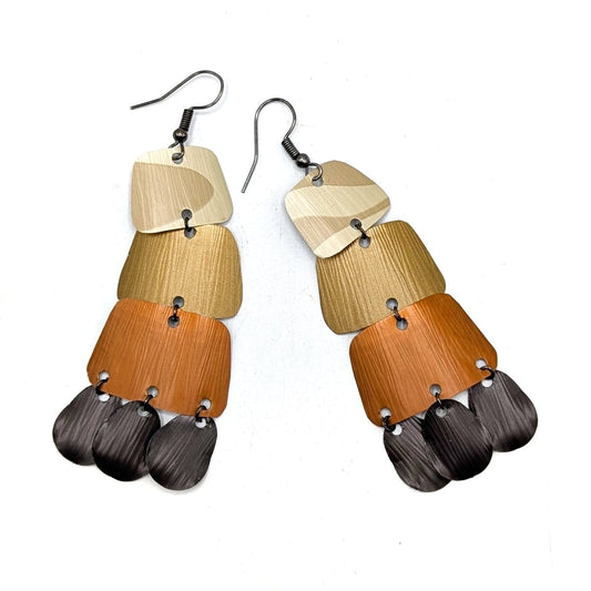 BEVERLY SMART EI Pendantes Boucles d’oreilles en capsules Nespresso recyclées – Légères & faites main