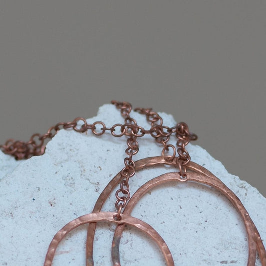 BEVERLY SMART Necklace Collier aux 4 ronds en cuivre recyclé