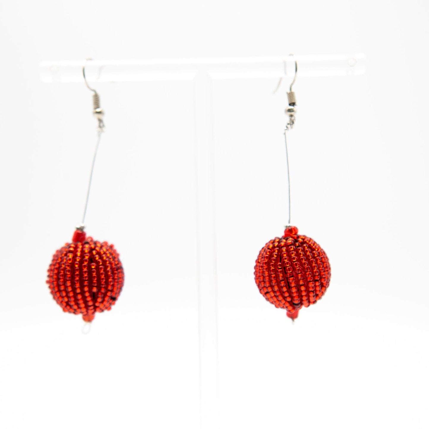 BEVERLY SMART Pendantes Boucles d'oreilles en boule perlée