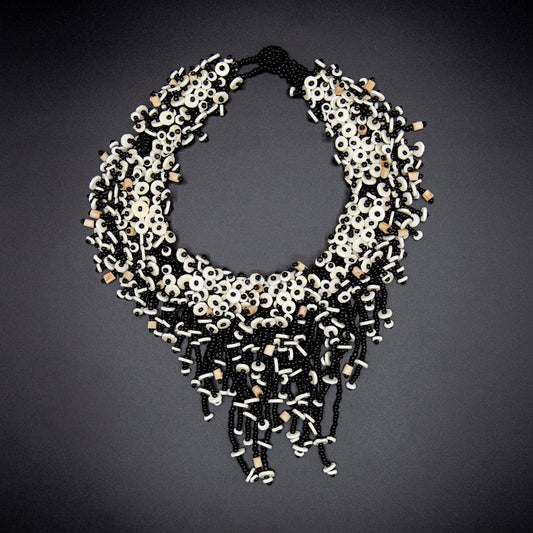 BEVERLY SMART Princesa Collier somptueux en coquille d'œuf d'autruche durable