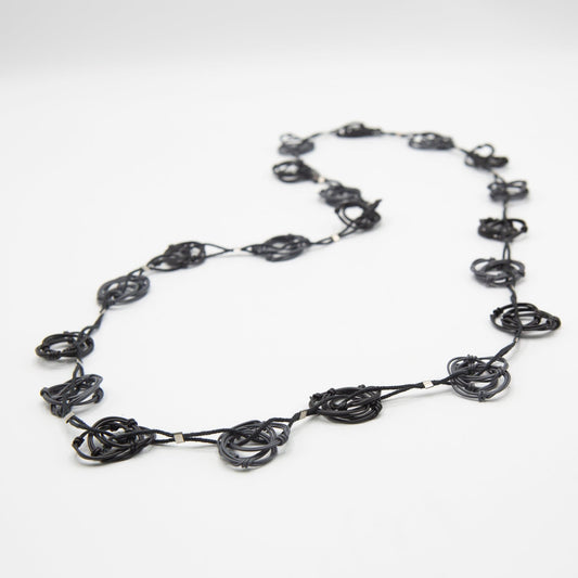 BEVERLY SMART Sautoirs Collier rope artisanal en fil de cuivre, délicat et unique