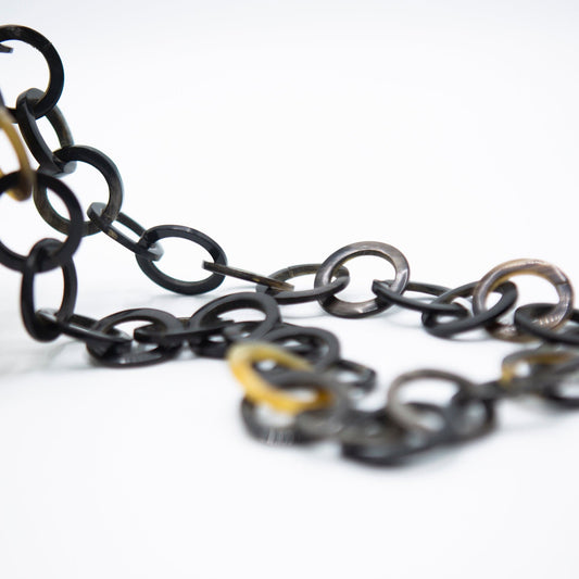 BEVERLY SMART Sautoirs Colliers contemporain en corne de zébu durable