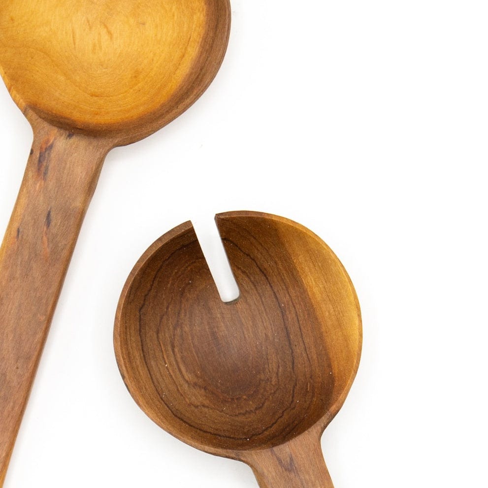 BEVERLY SMART Couverts Couverts à salade en bois d'olive sauvage