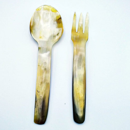 BEVERLY SMART Couverts Couverts à salade en corne