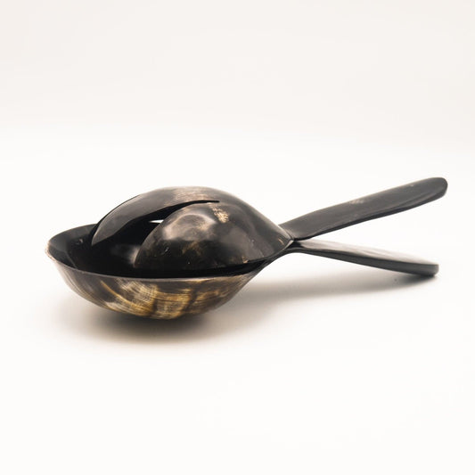 BEVERLY SMART Couverts Couverts à salade en corne de zébu durable