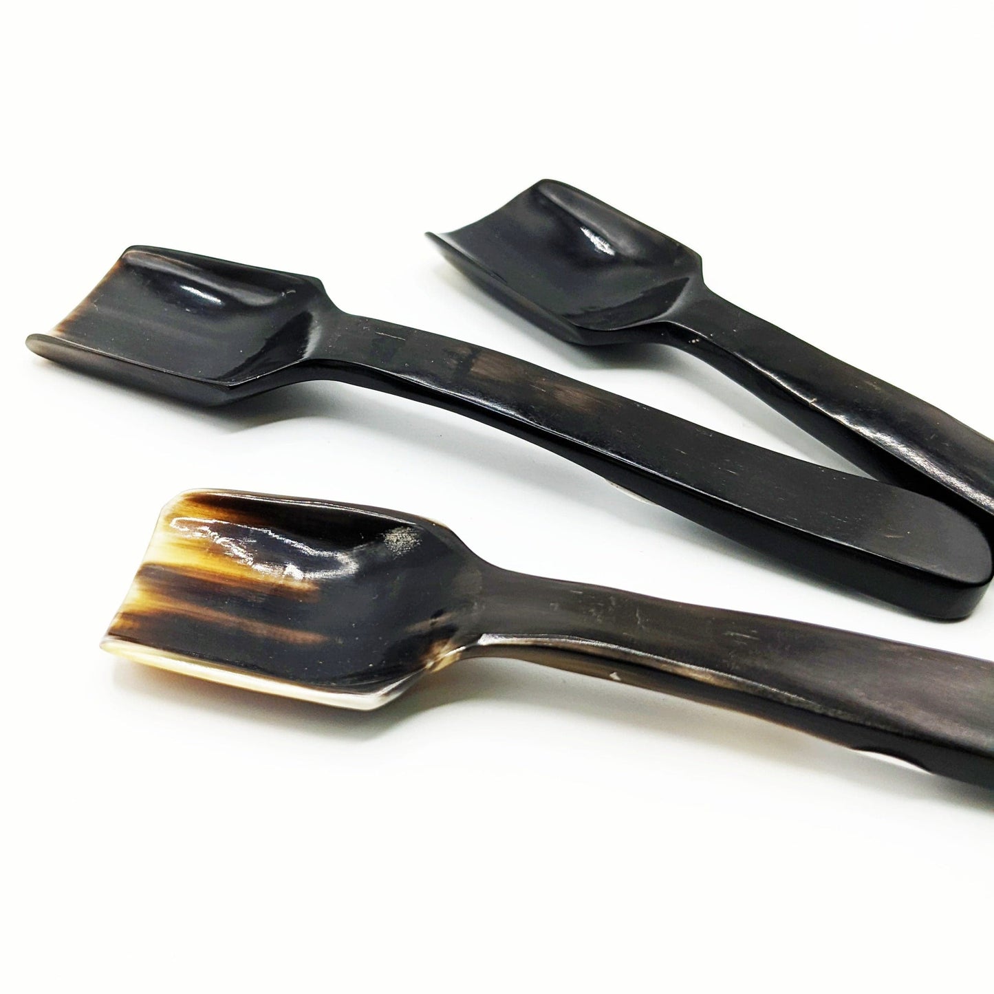 BEVERLY SMART Couverts Petites cuillères en corne de zébu durable