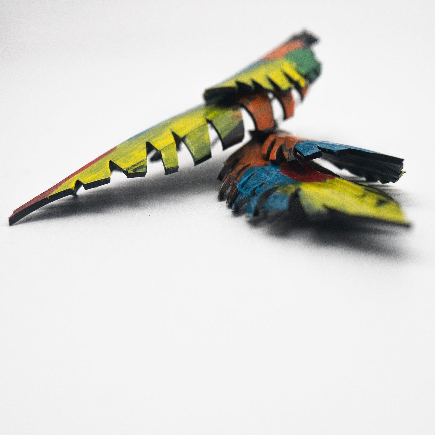 BEVERLY SMART Pendantes Boucles d'oreilles feuilles en caoutchouc recyclé