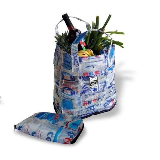 BEVERLY SMART Sacs Trashy Smart Bag - sac écologique recyclé à partir de sachets d'eau potable