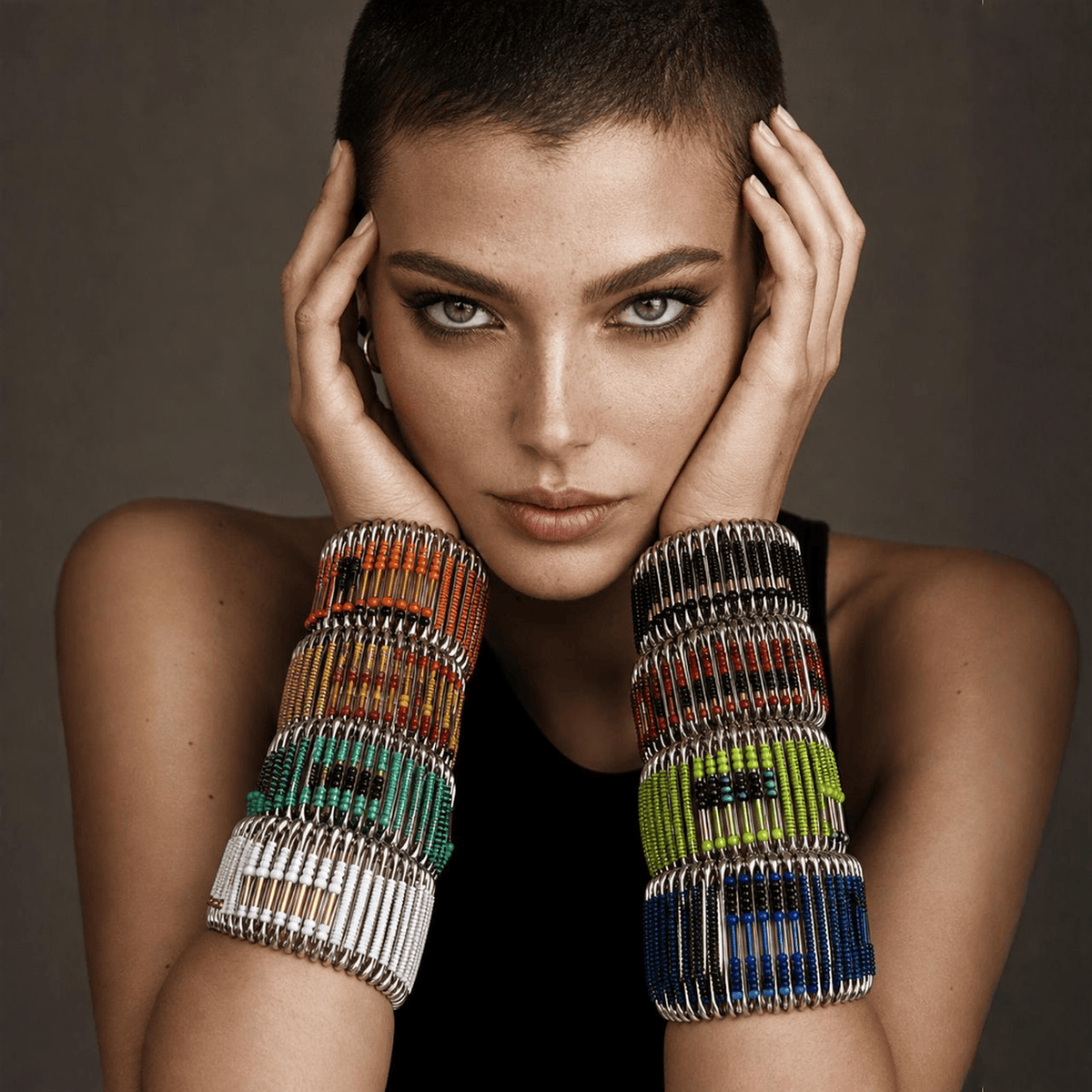 BEVERLY SMART Bracelets Bracelet Épingle de Sûreté – Style Audacieux et Durable