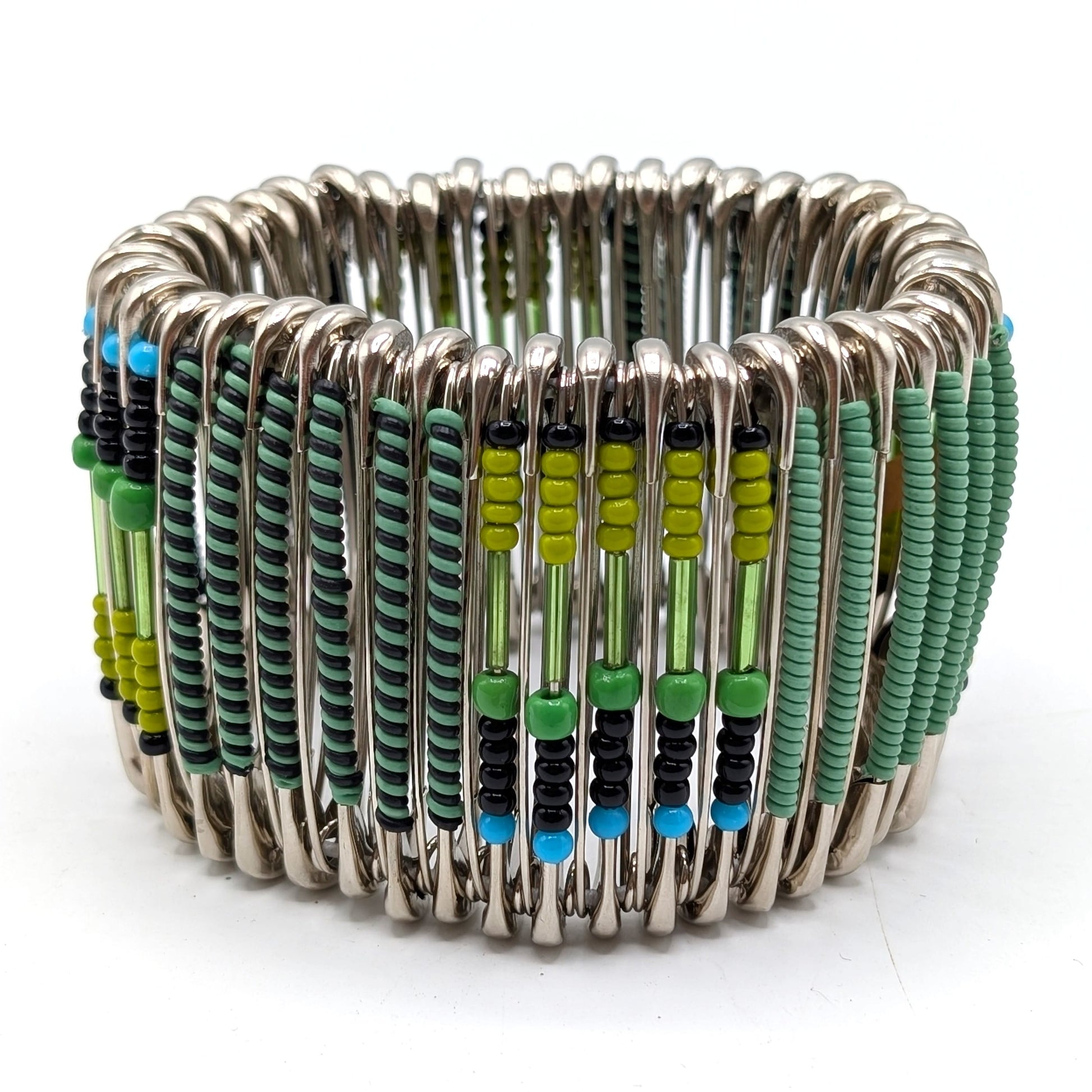 BEVERLY SMART Bracelets Turquoise Bracelet Épingle de Sûreté – Style Audacieux et Durable