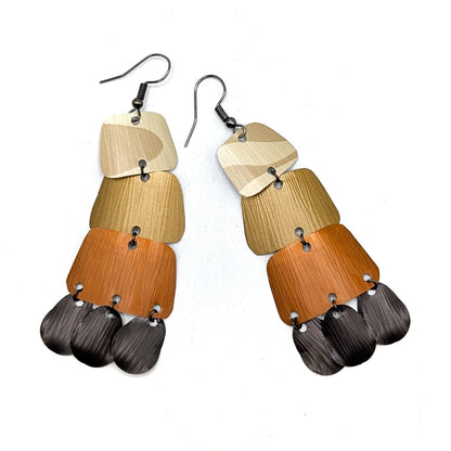 BEVERLY SMART EI Pendantes Boucles d’oreilles en capsules Nespresso recyclées – Légères & faites main
