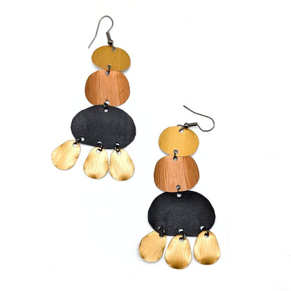 BEVERLY SMART EI Pendantes Boucles d’oreilles en capsules Nespresso recyclées – Légères & faites main