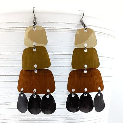 BEVERLY SMART EI Pendantes Boucles d’oreilles en capsules Nespresso recyclées – Légères & faites main