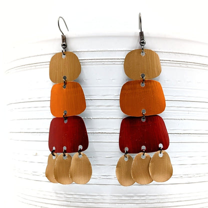 BEVERLY SMART EI Pendantes Boucles d’oreilles en capsules Nespresso recyclées – Légères & faites main