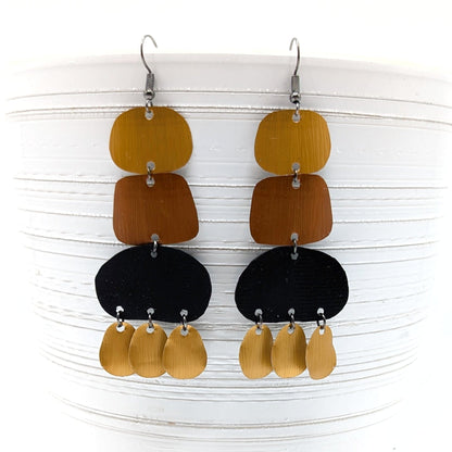 BEVERLY SMART EI Pendantes Boucles d’oreilles en capsules Nespresso recyclées – Légères & faites main
