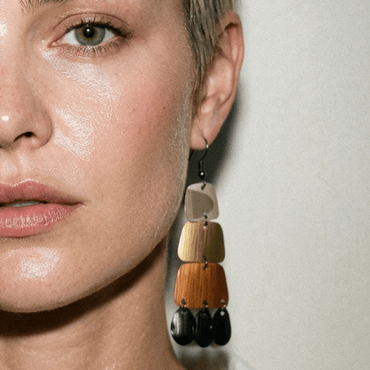BEVERLY SMART EI Pendantes Boucles d’oreilles en capsules Nespresso recyclées – Légères & faites main