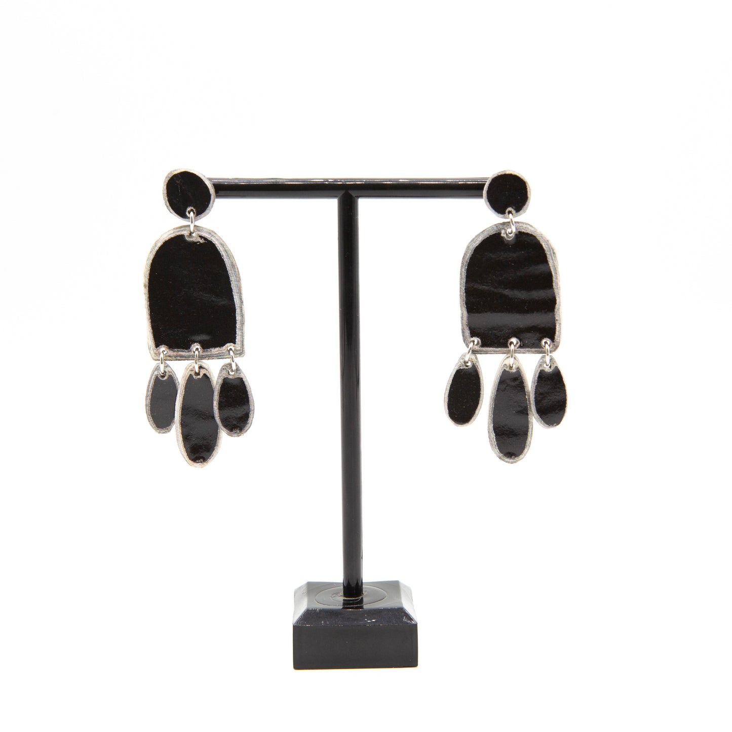 BEVERLY SMART EI Pendantes Boucles d’oreilles LIFU – Boucles chandelier en perles de papier recyclé