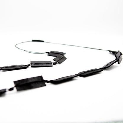 BEVERLY SMART EI Princesa Collier Long en Cuir – Fait Main à partir de Chutes