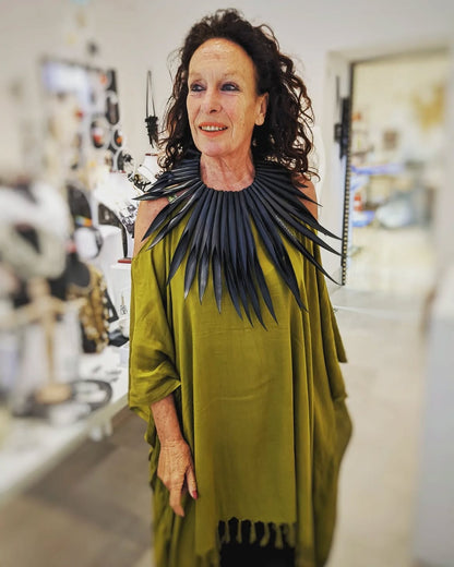 BEVERLY SMART EI Princesa Le Collier Manhattan – Bijou Audacieux en Chambre à Air Recyclée