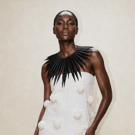 BEVERLY SMART EI Princesa Le Collier Manhattan – Bijou Audacieux en Chambre à Air Recyclée