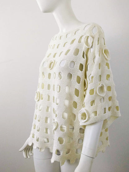 BEVERLY SMART EI tricots The Grid Sweater Pattern