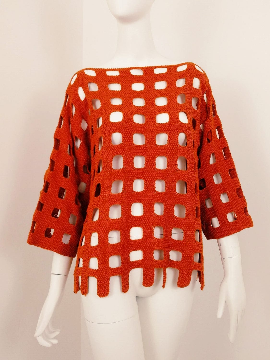 BEVERLY SMART EI tricots The Grid Sweater Pattern