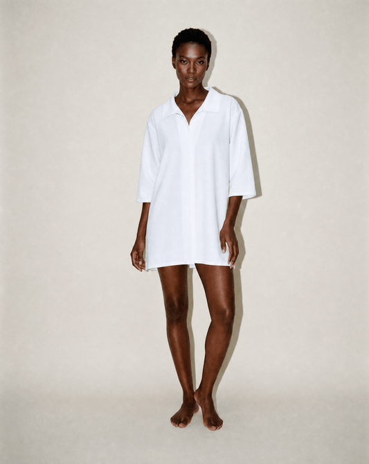 BEVERLY SMART haut Chemise blanche manches 3/4