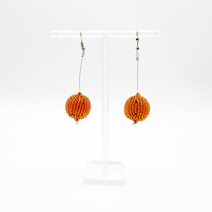 BEVERLY SMART Pendantes Boucles d'oreilles en boule perlée