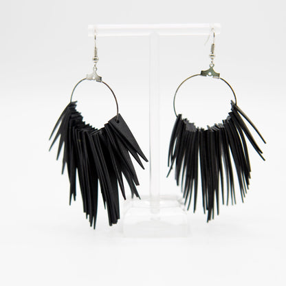 BEVERLY SMART Pendantes Boucles d’oreilles Piques en caoutchouc recyclé