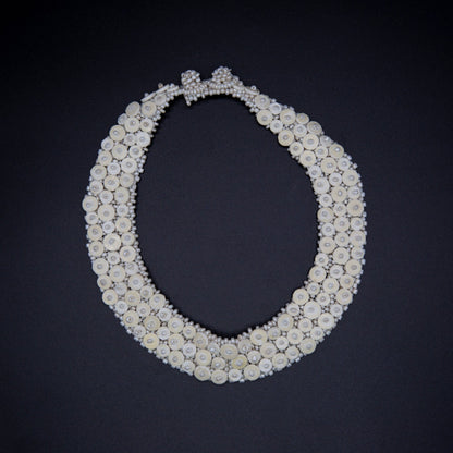 BEVERLY SMART Princesa Collier Skoonheid ter en coquille d'œuf d'autruche durable