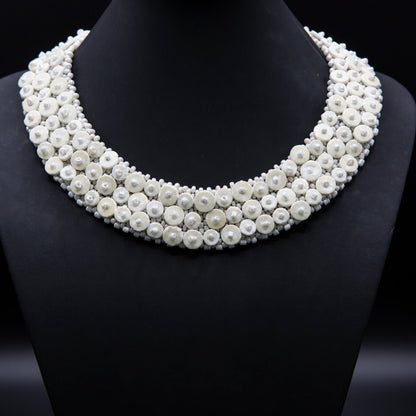 BEVERLY SMART Princesa Collier Skoonheid ter en coquille d'œuf d'autruche durable