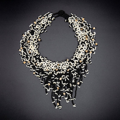 BEVERLY SMART Princesa Collier somptueux en coquille d'œuf d'autruche durable