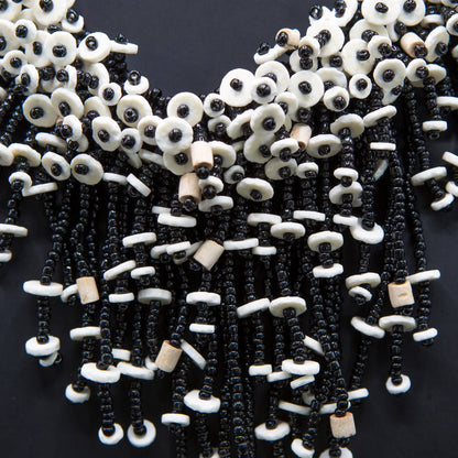 BEVERLY SMART Princesa Collier somptueux en coquille d'œuf d'autruche durable