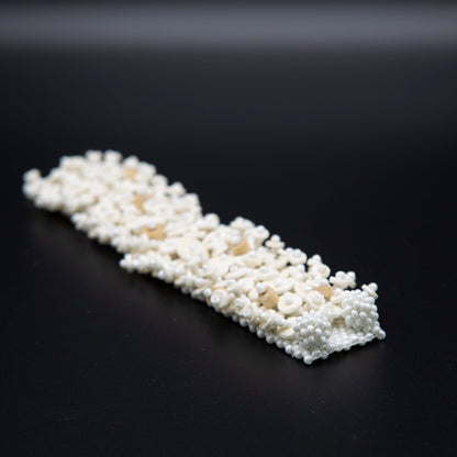 BEVERLY SMART souples Bracelet Cascade en Coquille d'Œuf d'Autruche Fait Main et Durable