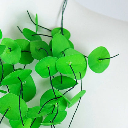 BEVERLY SMART Choker Vert Collier Cascade en papier artisanal