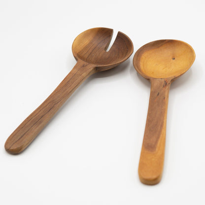 BEVERLY SMART Couverts Couverts à salade en bois d'olive sauvage