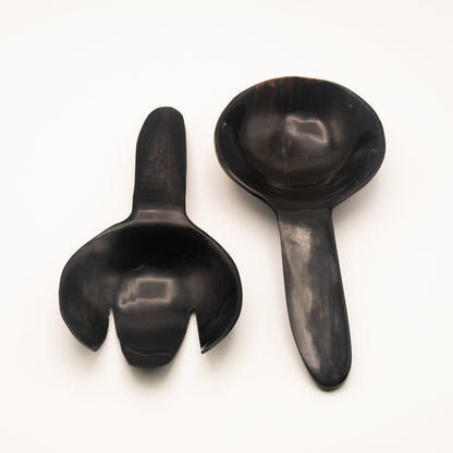 BEVERLY SMART Couverts Couverts à salade en corne de zébu durable
