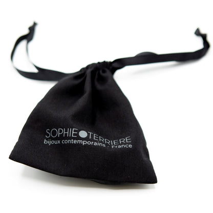 BEVERLY SMART Earrings Boucles d'oreilles contemporaines en rondelles de cuir