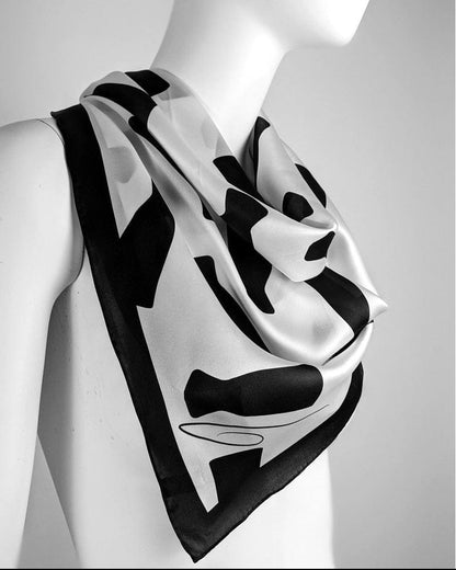BEVERLY SMART foulard FOULARD en soie - édition limitée, signé Beverly Smart