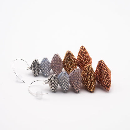 Boucles d'oreille "les 12 apôtres empilés" beverly smart