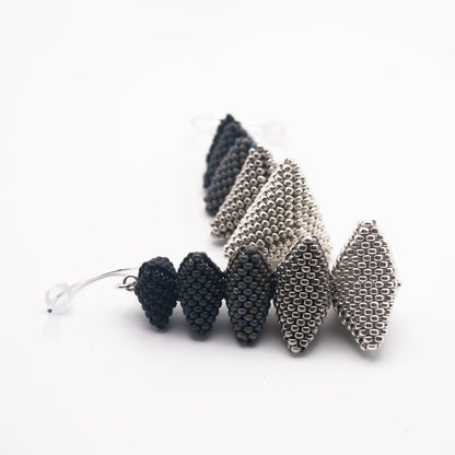 Boucles d'oreille "les 12 apôtres empilés" beverly smart