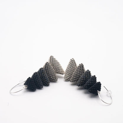 Boucles d'oreille "les 12 apôtres empilés" beverly smart