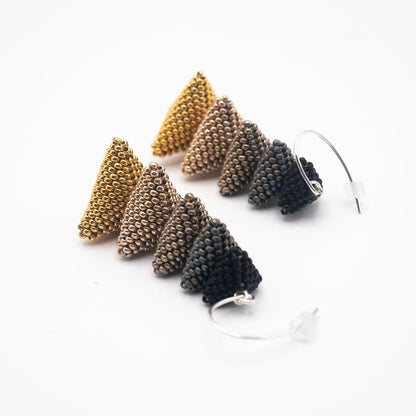 Boucles d'oreille "les 12 apôtres empilés" beverly smart