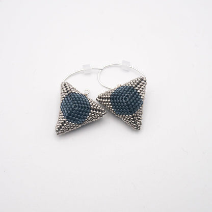 BEVERLY SMART Pendantes Boucles d'oreille LES 12 APOTRES en perles de rocaille japonaises