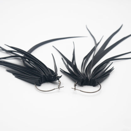 BEVERLY SMART Pendantes Boucles d’oreilles Piques en caoutchouc recyclé