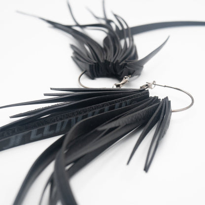 BEVERLY SMART Pendantes Boucles d’oreilles Piques en caoutchouc recyclé