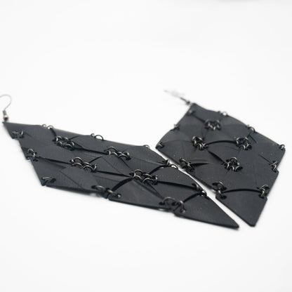 BEVERLY SMART Pendantes Boucles d'oreilles SHARON en caoutchouc recyclé