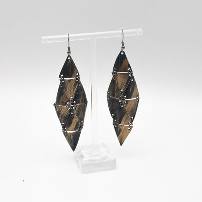 BEVERLY SMART Pendantes Boucles d'oreilles SHARON en caoutchouc recyclé
