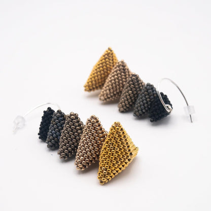 Boucles d'oreille "les 12 apôtres empilés" beverly smart