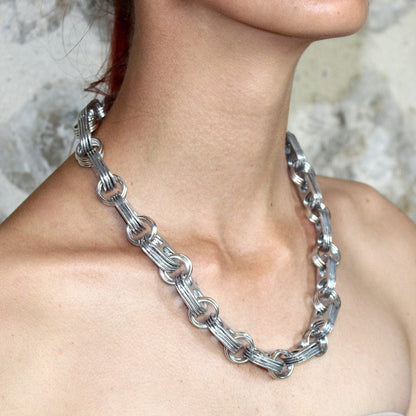 Collier chaîne en aluminium recyclé beverly smart